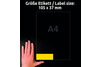 Kopieretiketten ZWF 105 x 37 mm, gelb, Art.-Nr. 3455ZWF - Paterno Shop