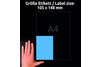 Kopieretiketten ZWF 105 x 148 mm, blau, Art.-Nr. 3457ZWF - Paterno Shop