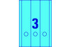 Ordneretiketten ZWF 297 x 61 mm blau, Art.-Nr. L4753-20 - Paterno Shop