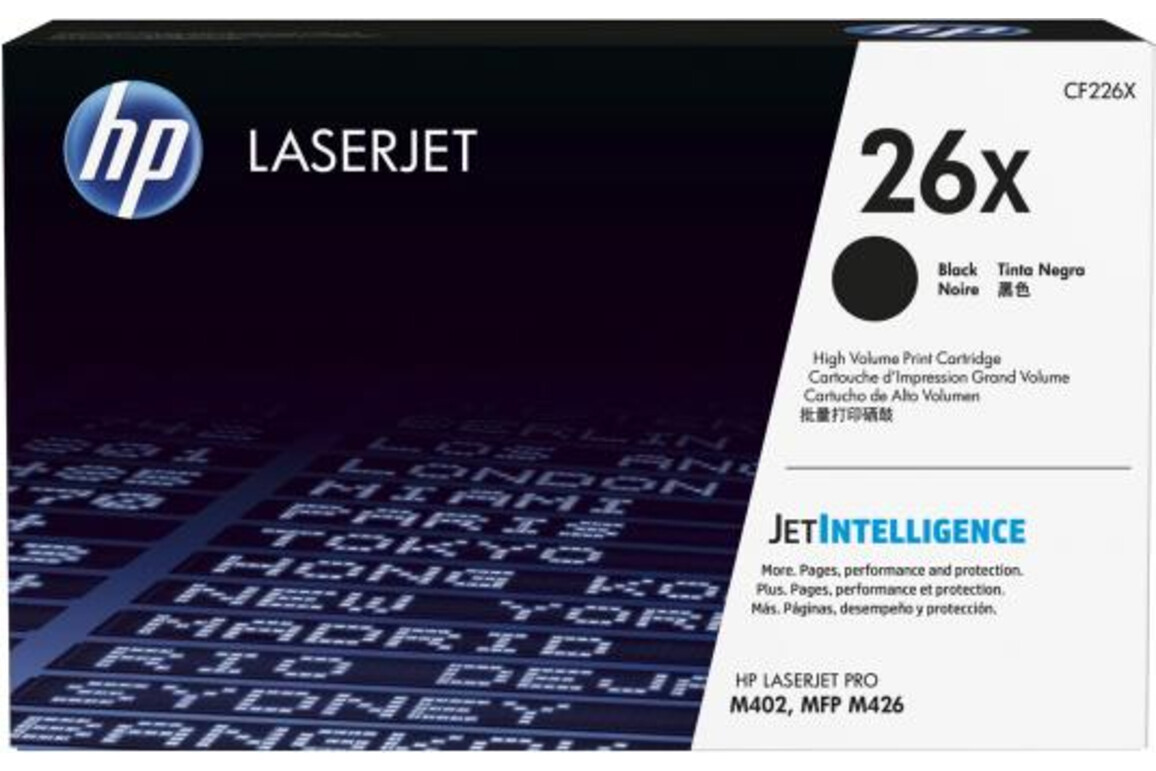 HP LJ Cartridge Nr.26X black 9K, Art.-Nr. CF226X - Paterno Shop