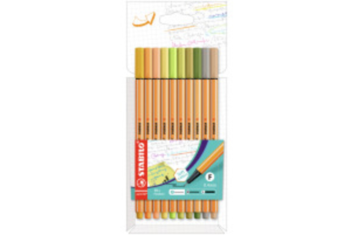 Fineliner Stabilo 88 10-er Kartonetui, Art.-Nr. 8810-22 - Paterno Shop