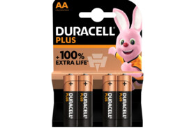 Batterie Duracell Mignon AA 1,5V - 4er Packung, Art.-Nr. MN1500-4 - Paterno Shop