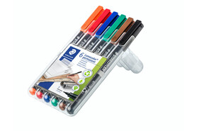 Folienschreiber Staedtler LC SF WF WP6, Art.-Nr. 313WP6 - Paterno Shop