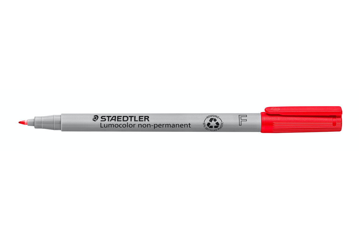 Folienschreiber Staedtler LC F WL rot, Art.-Nr. 316WL-RT - Paterno Shop