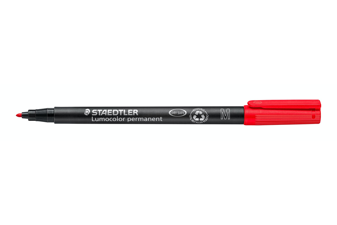 Folienschreiber Staedtler LC M WF rot, Art.-Nr. 317WF-RT - Paterno B2B-Shop