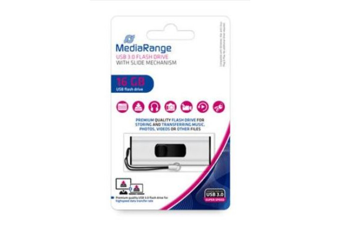 USB Stick Media Range USB 3.0 16 GB, Art.-Nr. 90983 - Paterno Shop