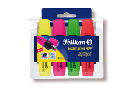 Textmarker Pelikan 4-er Set, Art.-Nr. 490P-4 - Paterno Shop