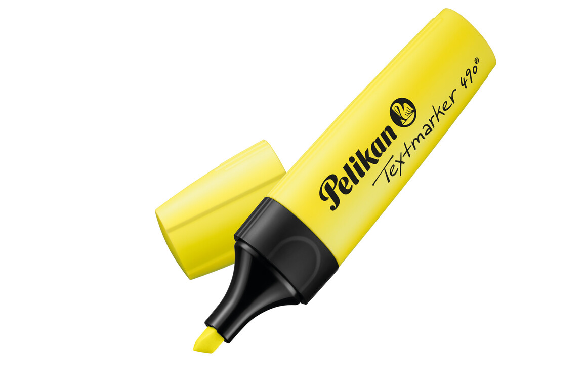 Textmarker Pelikan 490 gelb, Art.-Nr. 490P-LGE - Paterno B2B-Shop