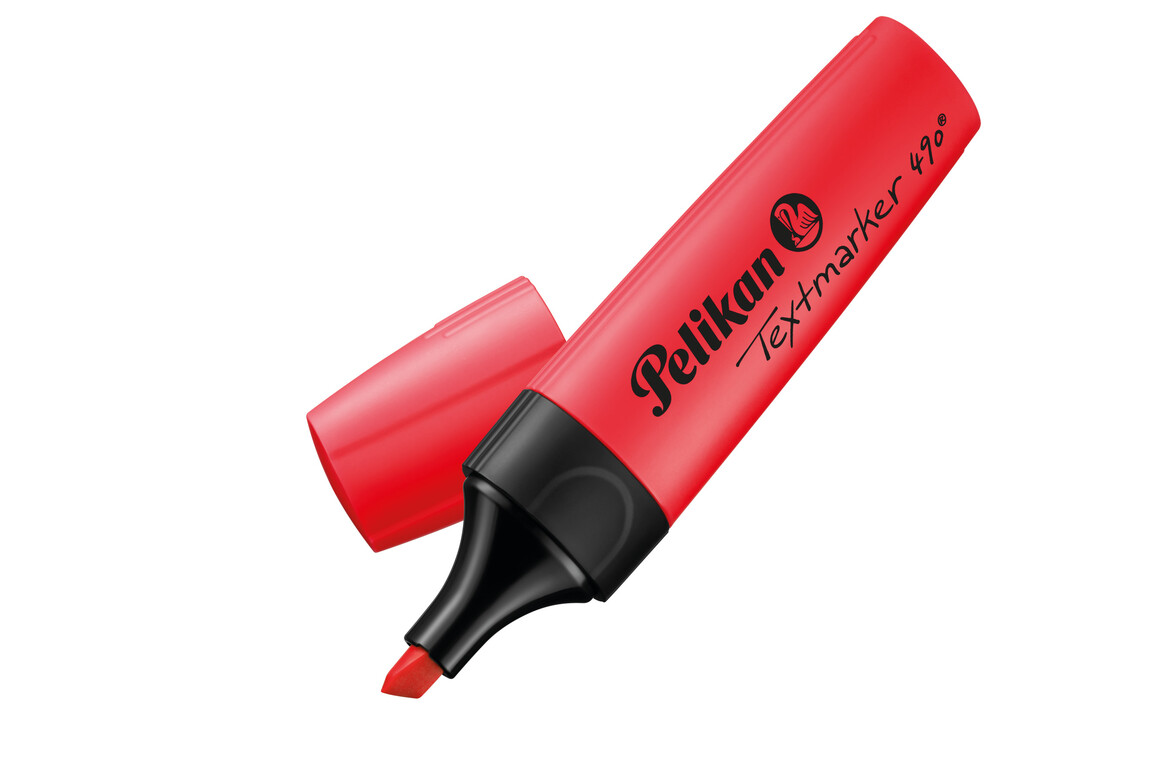 Textmarker Pelikan 490 rot, Art.-Nr. 490P-LRT - Paterno Shop