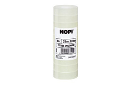 Klebeband Tesa NOPI 15mm x33 m transaprent, Art.-Nr. 57885 - Paterno Shop