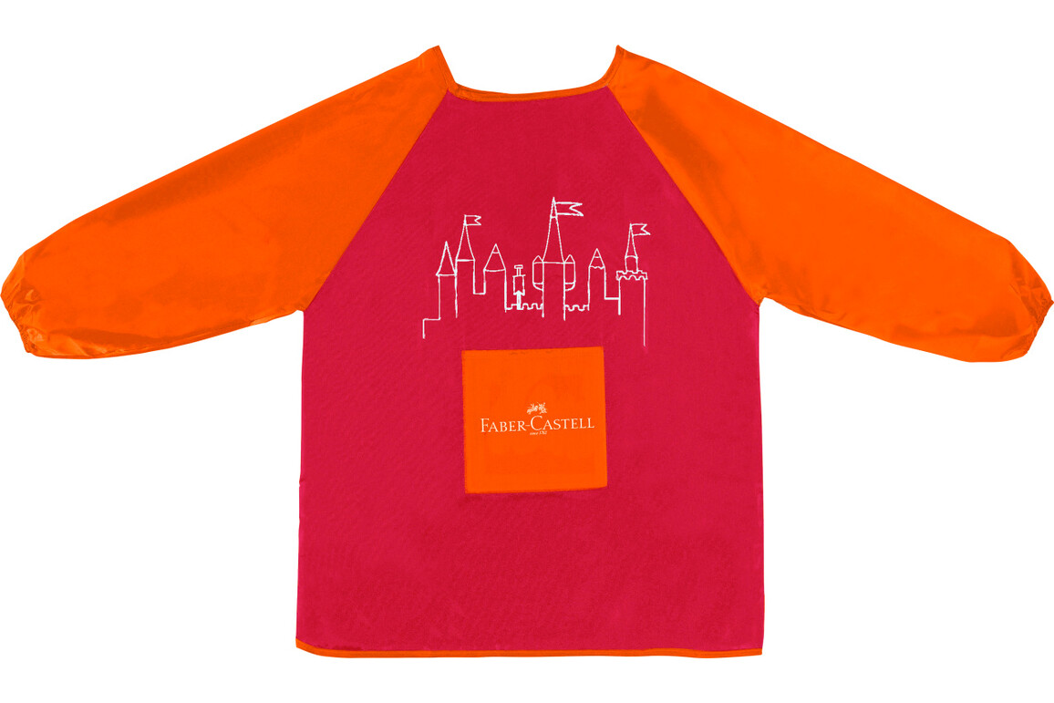 Malschürze Faber für Kinder rot-orange, Art.-Nr. 201204 - Paterno Shop