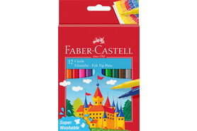 Faserschreiber Faber Castell 12er Etui, Art.-Nr. 554201 - Paterno Shop