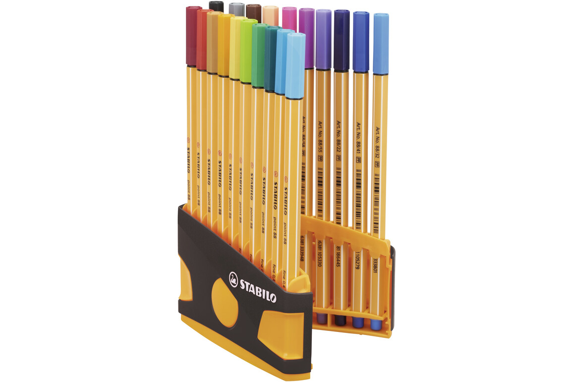 Fineliner Stabilo 88 20-er Etui ColorParade ant/or, Art.-Nr. 8820-03-05 - Paterno Shop