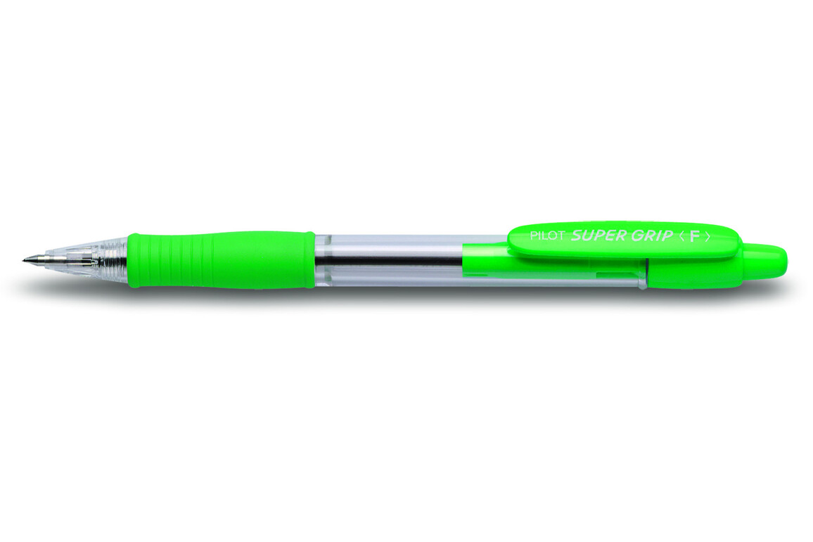Kugelschreiber Pilot Super Grip F grün, Art.-Nr. BPGP-10R-F-GN - Paterno Shop