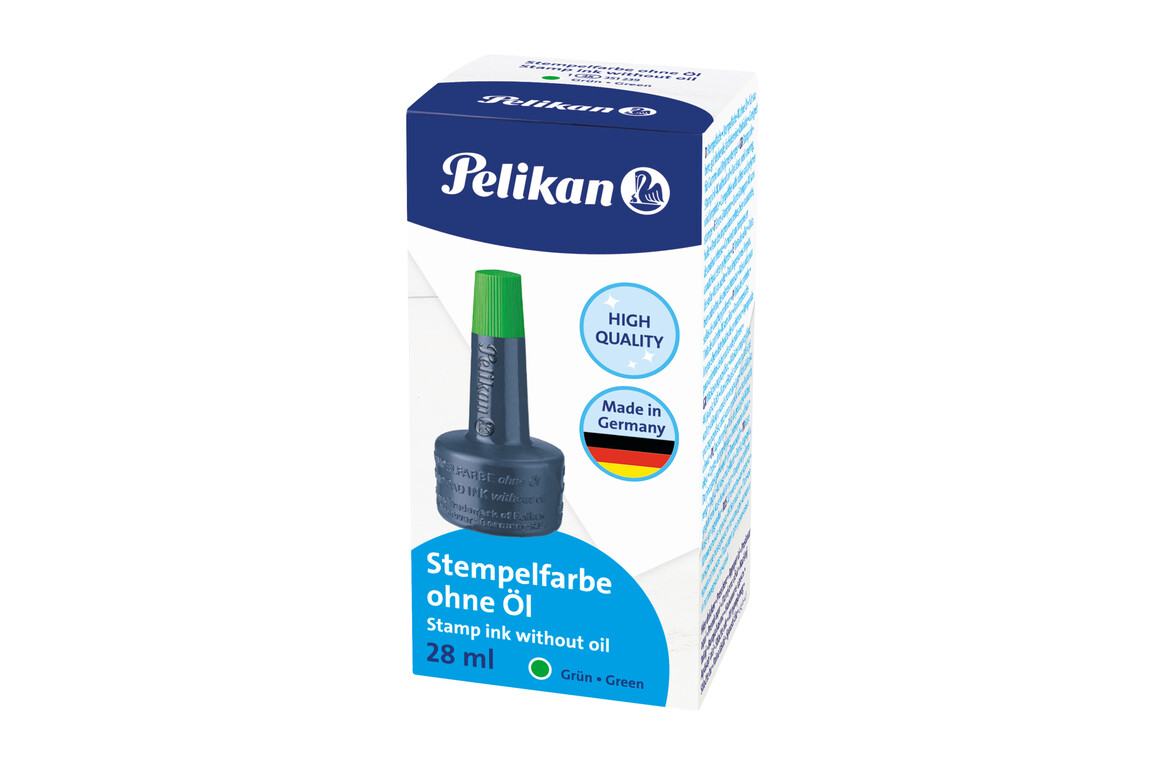 Stempelfarbe Pelikan 4 K grün, Art.-Nr. 4-K-GN - Paterno Shop