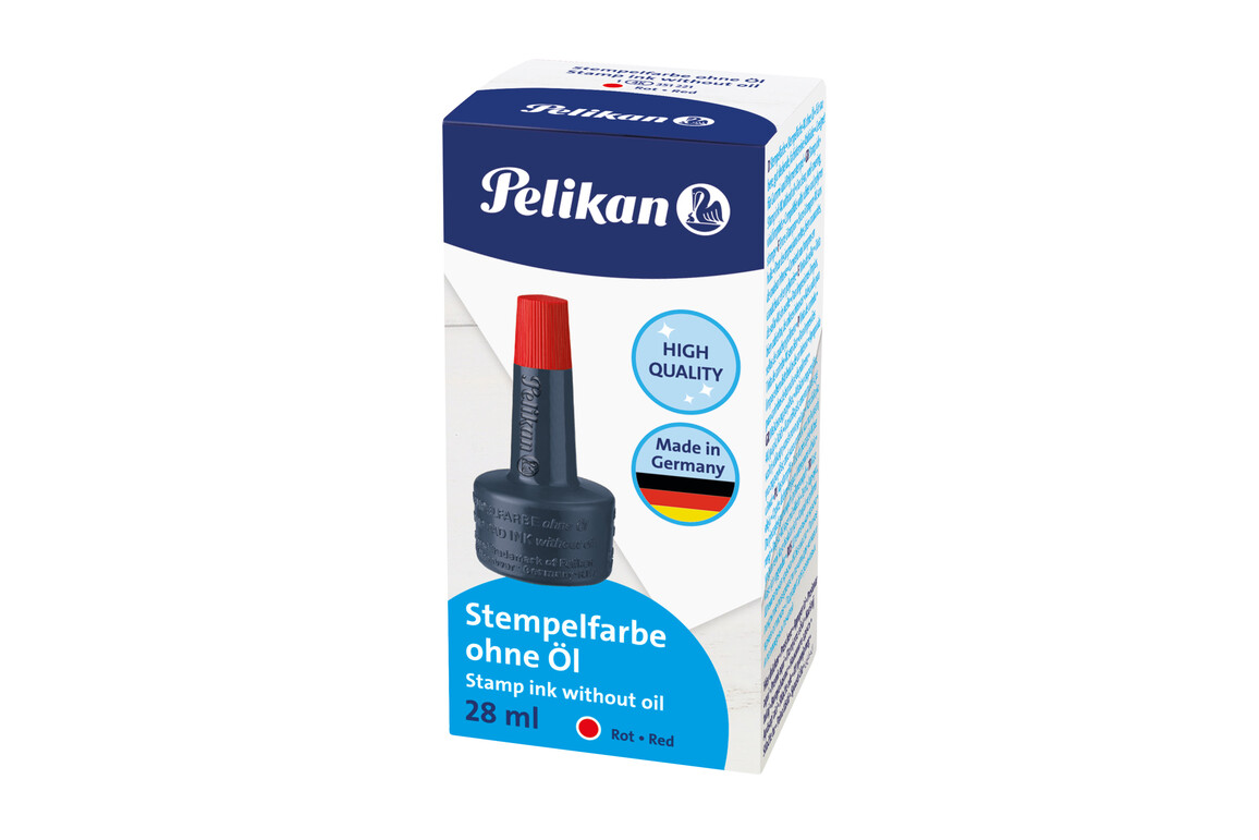 Stempelfarbe Pelikan 4 K rot, Art.-Nr. 4-K-RT - Paterno Shop