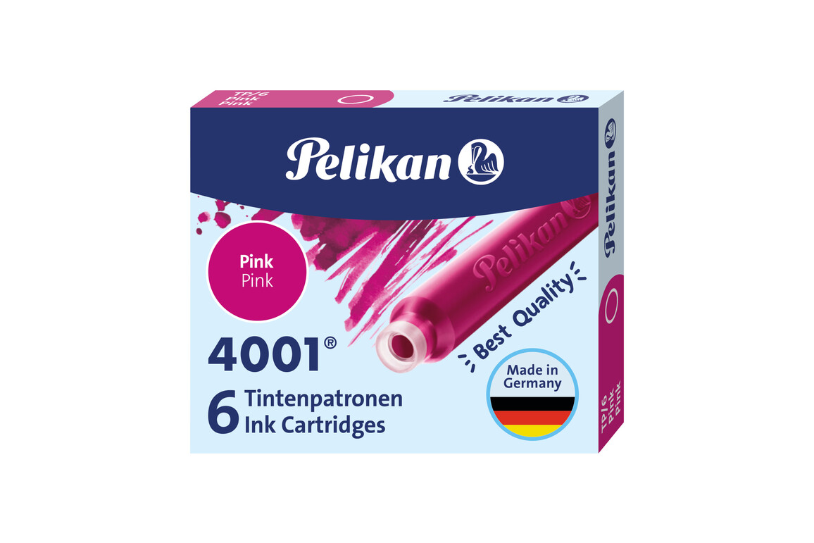 Tintenpatrone Pelikan TP/6 4001 pink, Art.-Nr. 315000-PI - Paterno Shop
