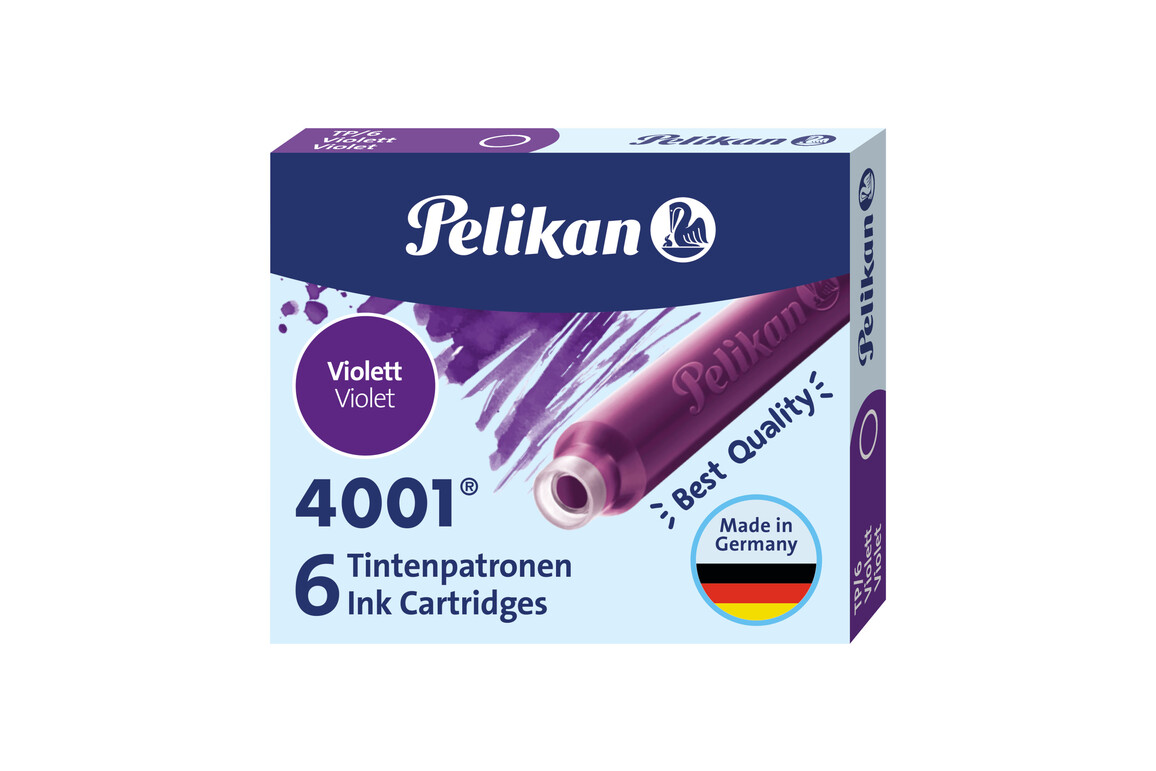 Tintenpatrone Pelikan TP/6 4001 violett, Art.-Nr. 315000-VI - Paterno Shop