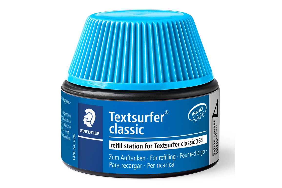 Nachfüllflasche zu Textmarker Topstar blau, Art.-Nr. 48864-BL - Paterno Shop