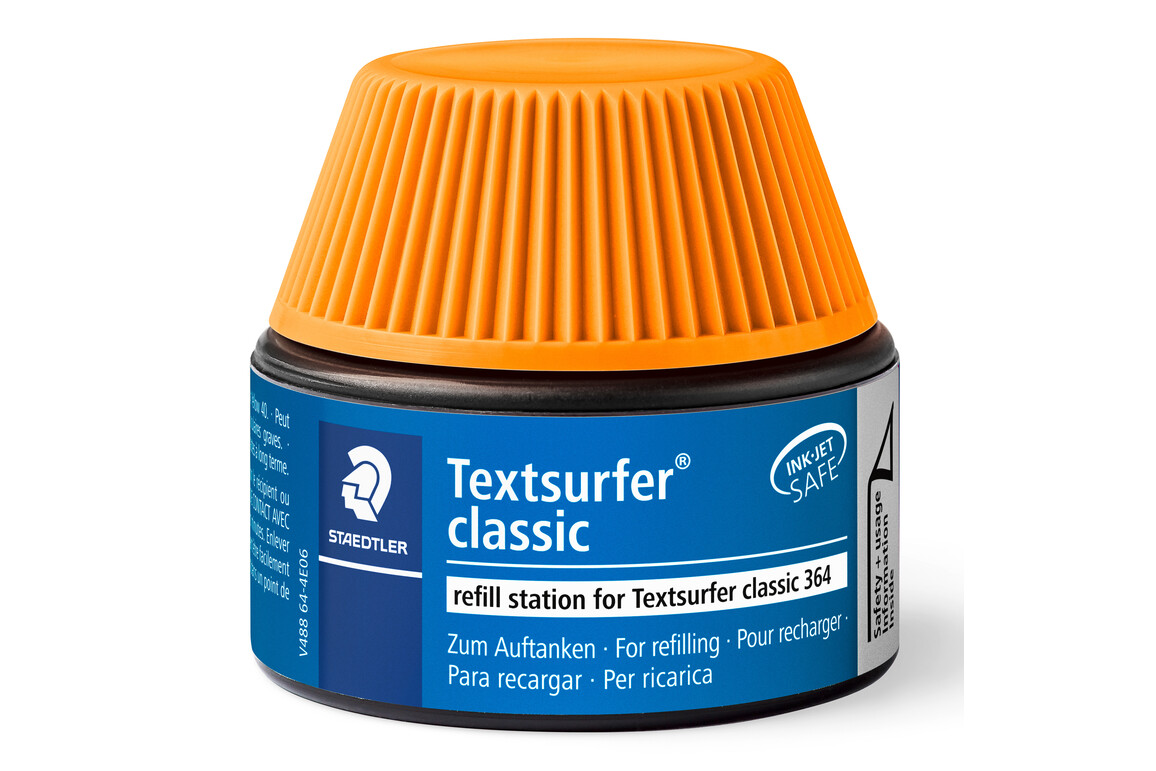 Nachfüllflasche zu Textmarker Topstar orange, Art.-Nr. 48864-OR - Paterno Shop