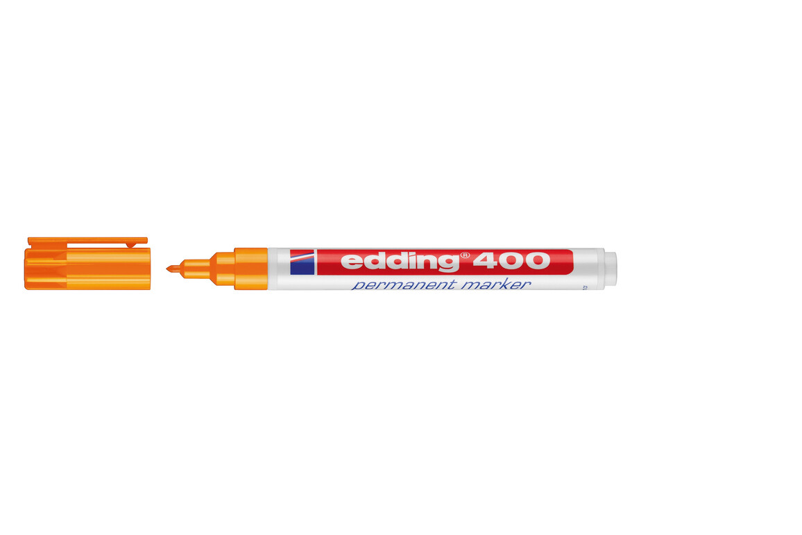 Marker Edding 400 permanent orange, Art.-Nr. 400-OR - Paterno Shop