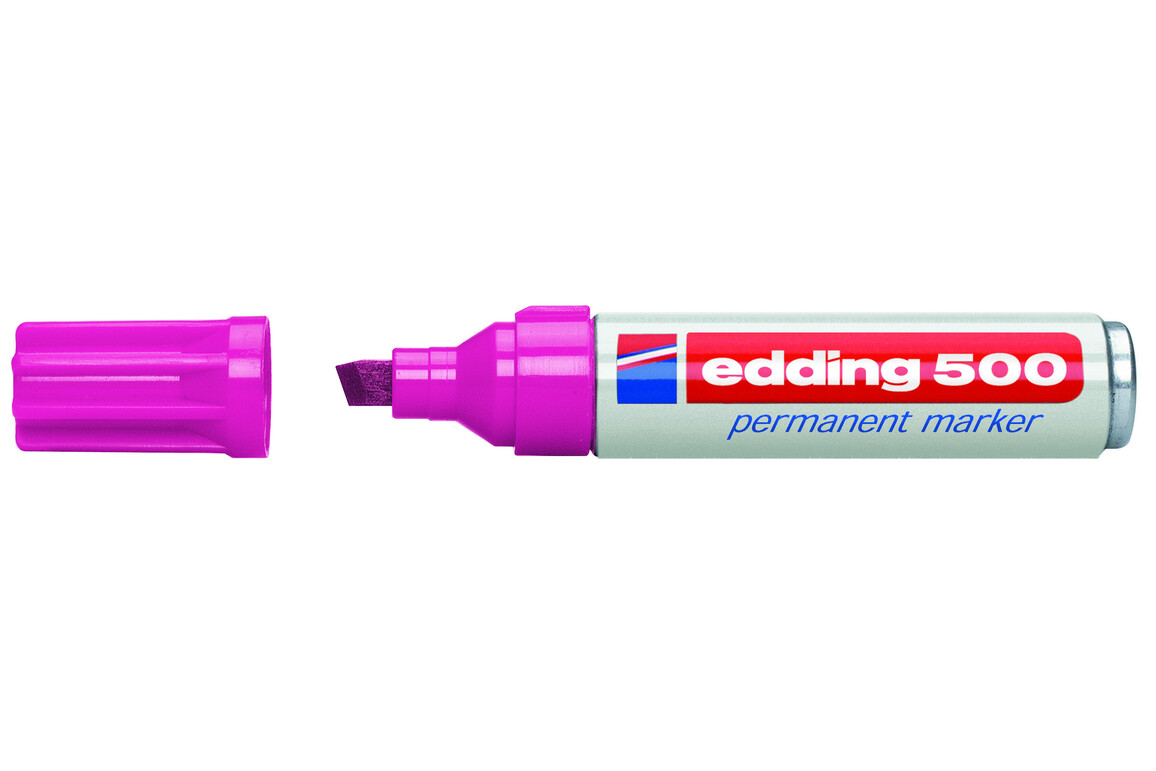 Marker Edding 500 rosa permanent, Art.-Nr. 500-RS - Paterno Shop