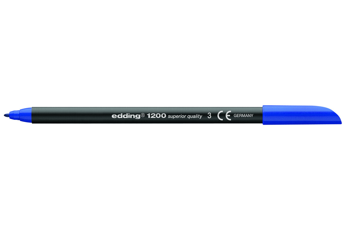 Faserschreiber Edding 1200 blau, Art.-Nr. 1200-BL - Paterno Shop