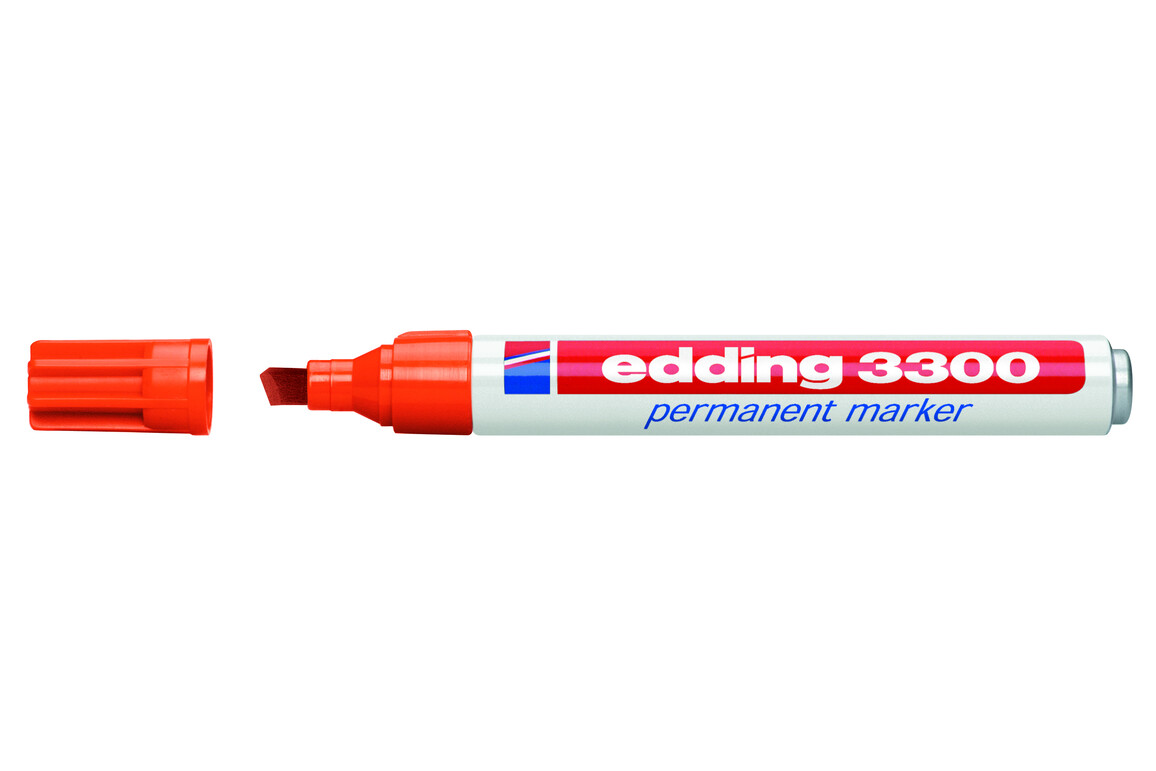 Marker Edding 3300 orange permanent, Art.-Nr. 3300-OR - Paterno Shop