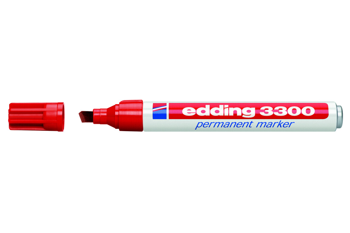 Marker Edding 3300 rot permanent, Art.-Nr. 3300-RT - Paterno Shop