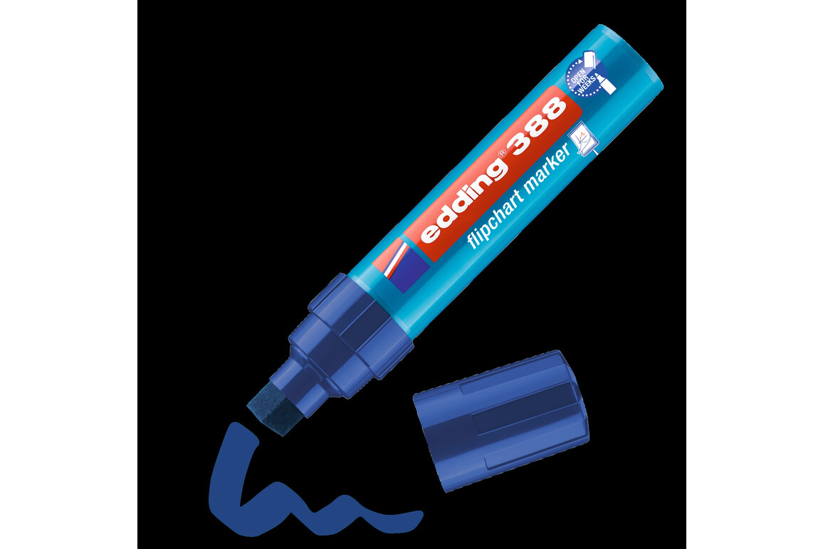 Flipchartmarker Edding 388 blau, Art.-Nr. 388-BL - Paterno Shop