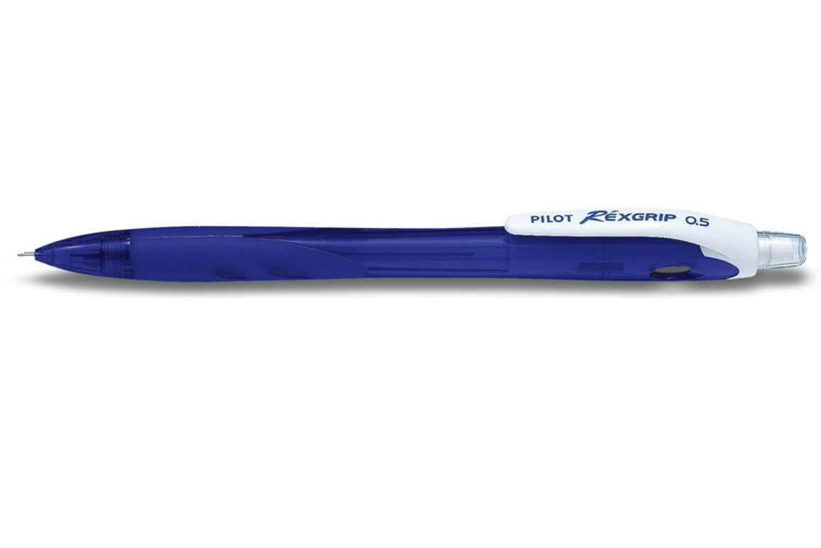 Druckbleistift Pilot Rex Grip 0,5mm blau, Art.-Nr. HRG-10R-BL - Paterno Shop