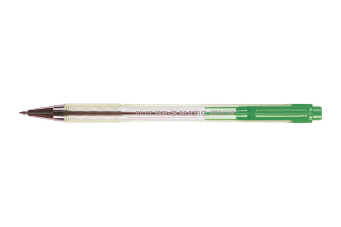 Kugelschreiber Pilot Matic F grün, Art.-Nr. BPS-MATIC-GR - Paterno Shop
