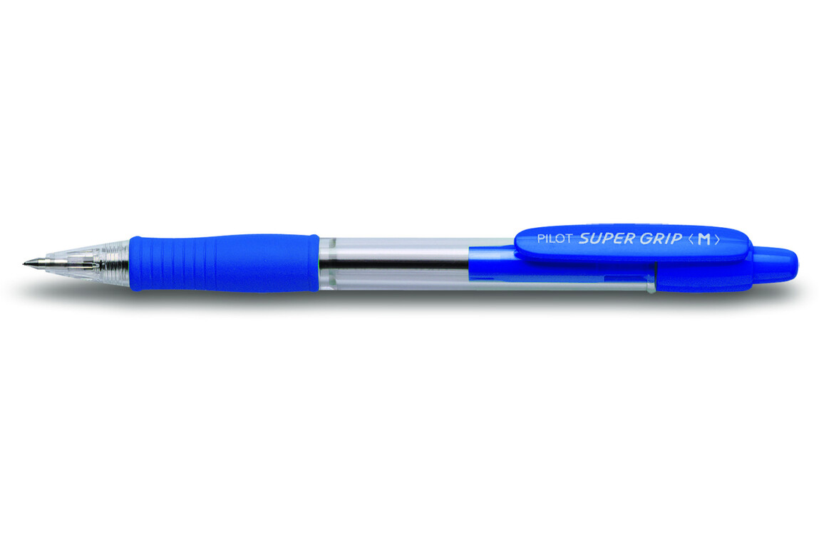 Kugelschreiber Pilot Super Grip M blau, Art.-Nr. BPGP-10R-M-MBL - Paterno Shop