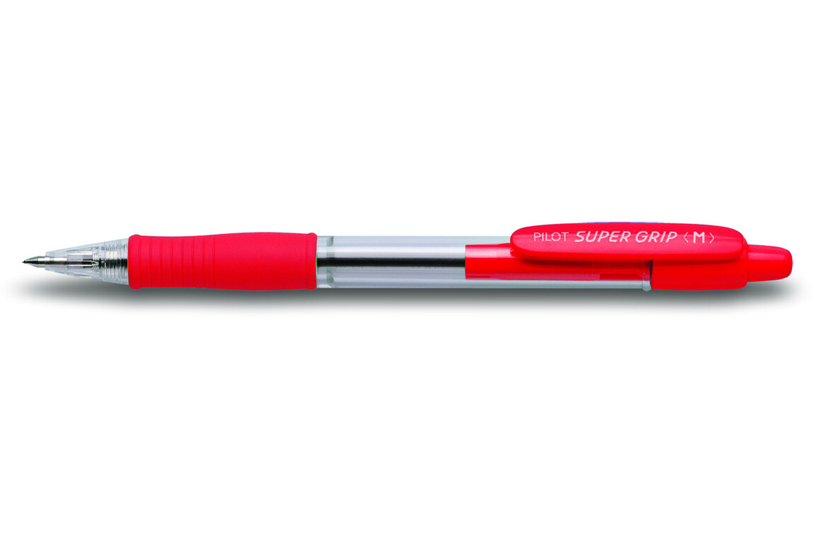 Kugelschreiber Pilot Super Grip M rot, Art.-Nr. BPGP-10R-M-MRT - Paterno Shop