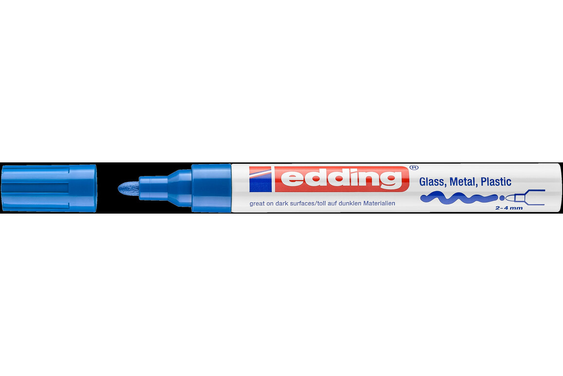 Lackmarker Edding 750 blau, Art.-Nr. 750-BL - Paterno Shop