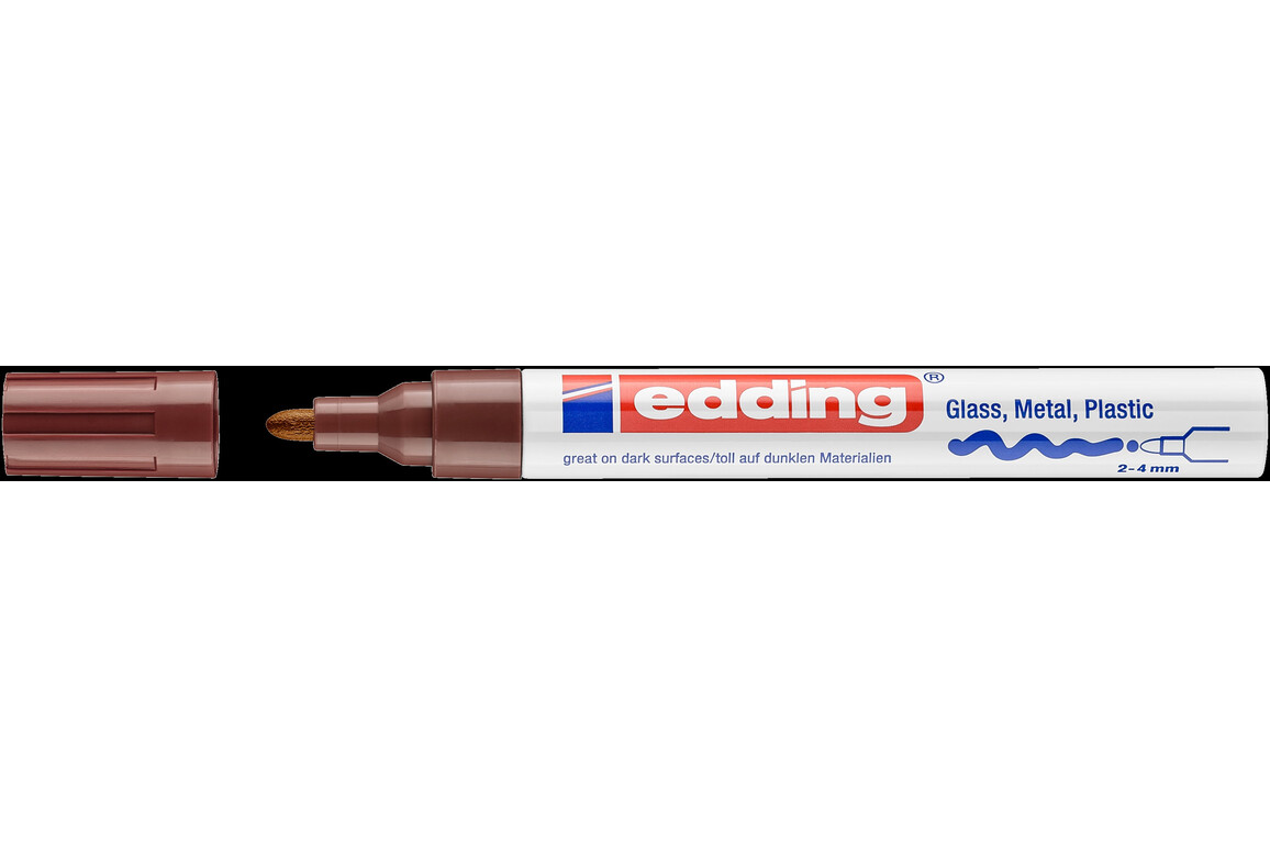 Lackmarker Edding 750 braun, Art.-Nr. 750-BR - Paterno Shop