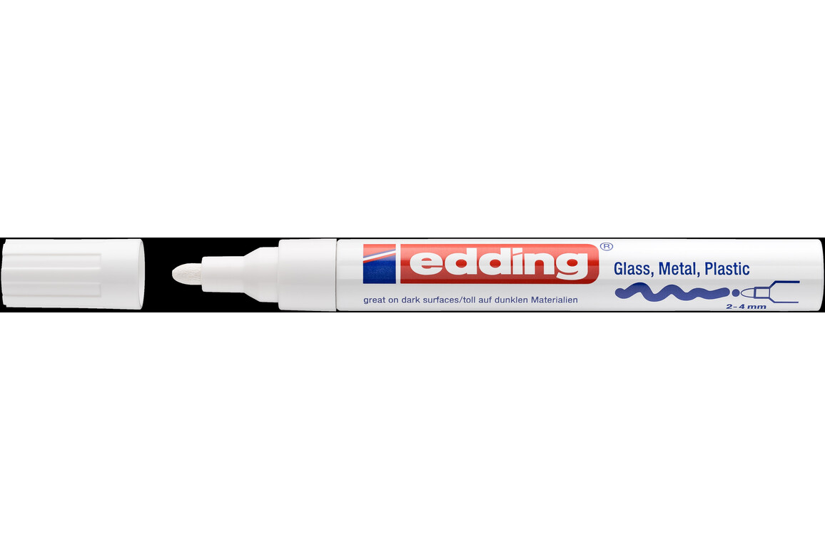 Lackmarker Edding 750 weiss, Art.-Nr. 750-WS - Paterno Shop