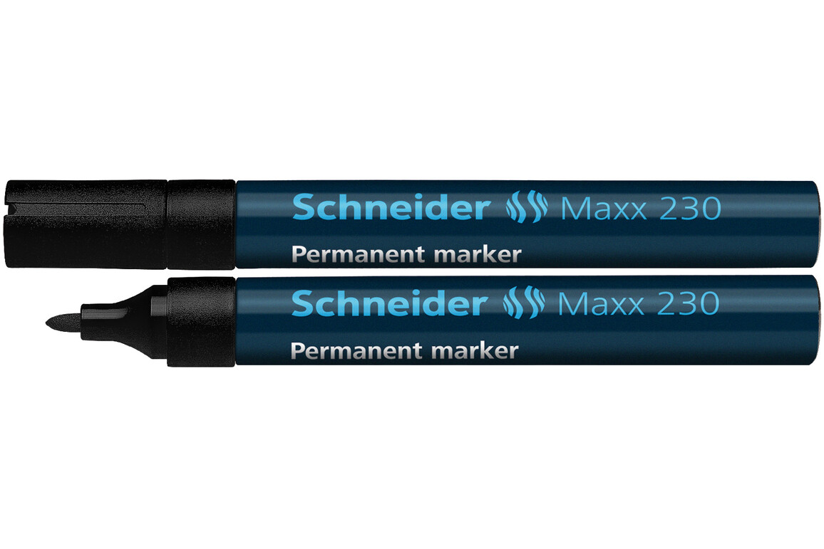 Marker Schneider 230 schwarz permanent, Art.-Nr. 230SN-SW - Paterno Shop