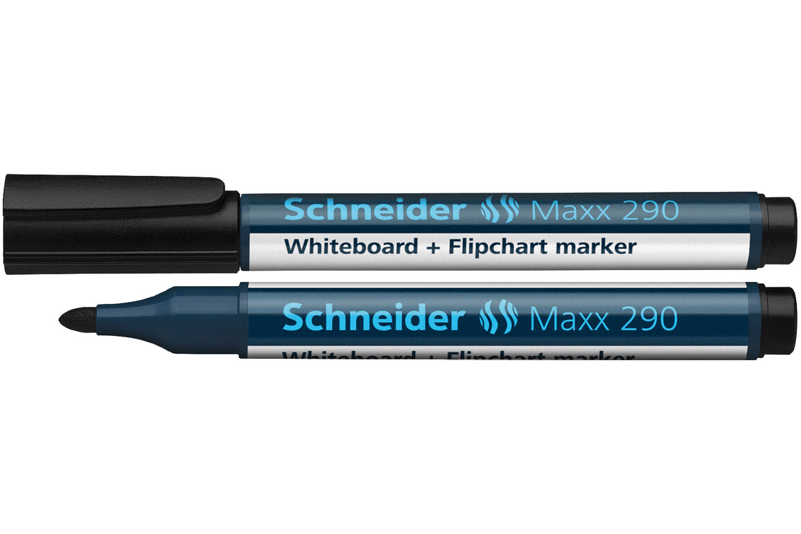Whiteboard und FlipchartMarker 290 schwarz, Art.-Nr. 290SN-SW - Paterno Shop