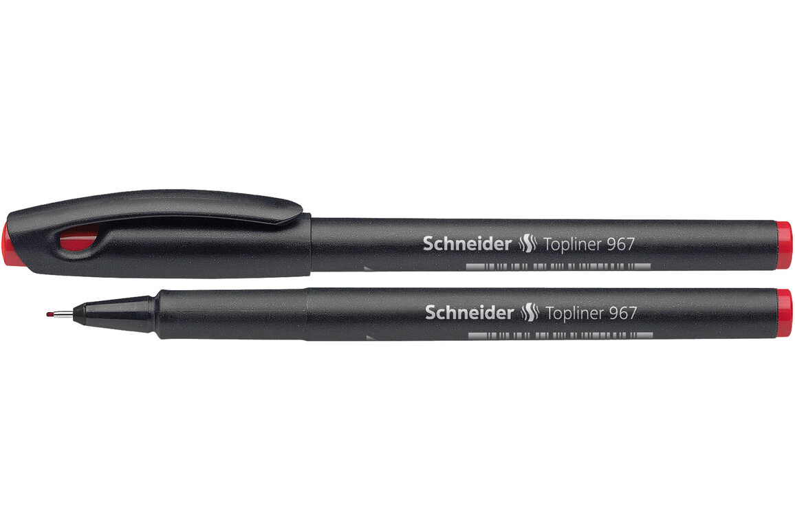 Fineliner Schneider Topliner 967 rot, Art.-Nr. 967-RT - Paterno Shop