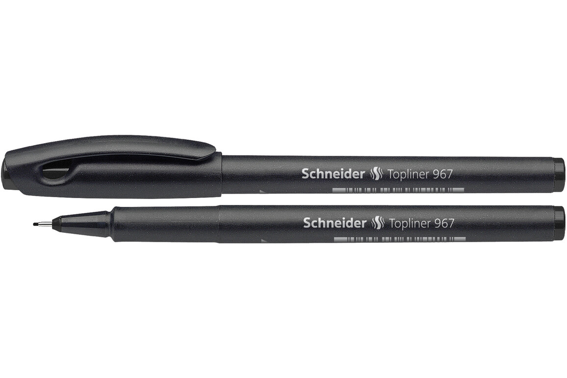 Fineliner Schneider Topliner 967 schwarz, Art.-Nr. 967-SW - Paterno Shop