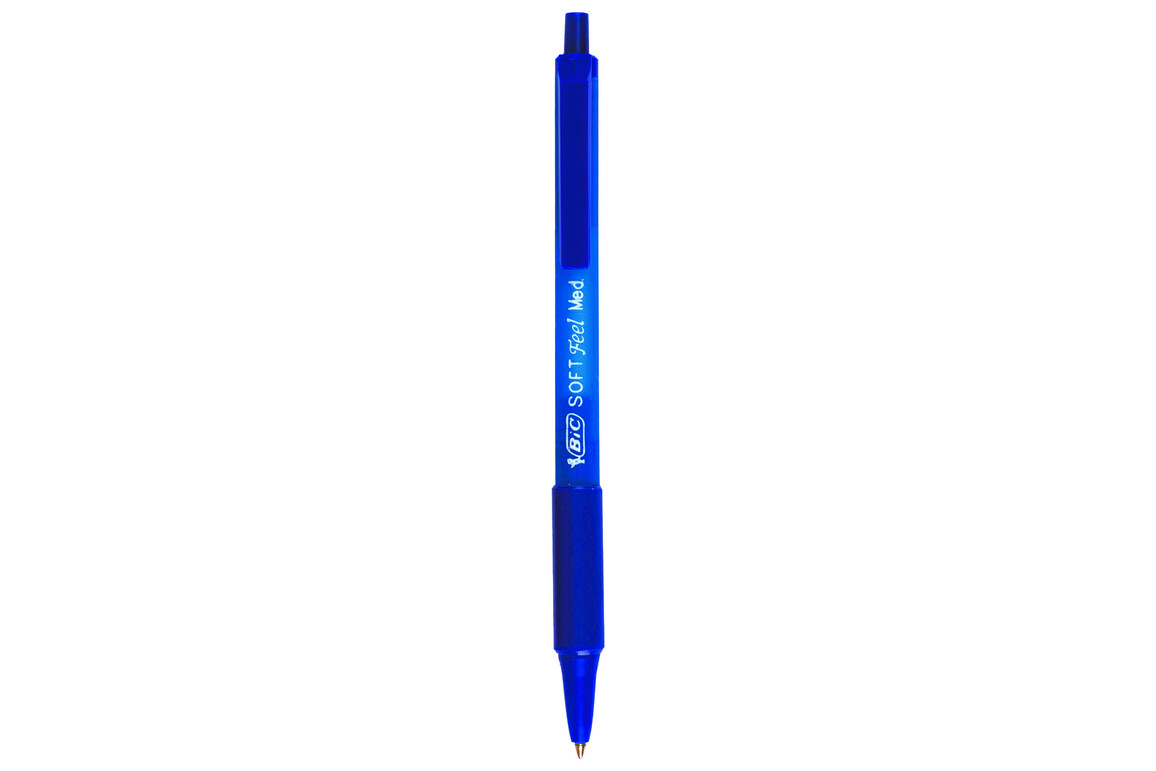 Kugelschreiber Bic Soft Feel blau, Art.-Nr. SOFT-FEEL-CLIC-BL - Paterno Shop