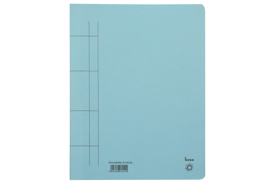 Schnellhefter Bene A4 blau, Art.-Nr. 081100-BL - Paterno Shop