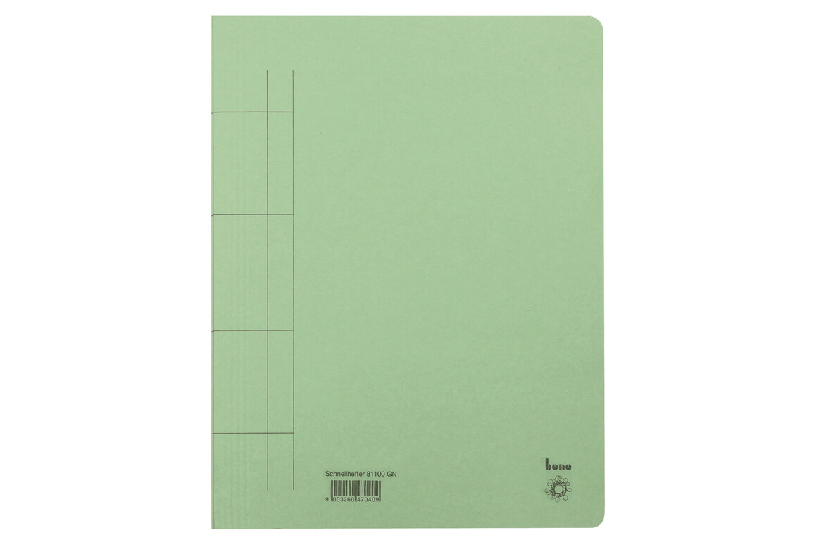 Schnellhefter Bene A4 grün, Art.-Nr. 081100-GN - Paterno Shop