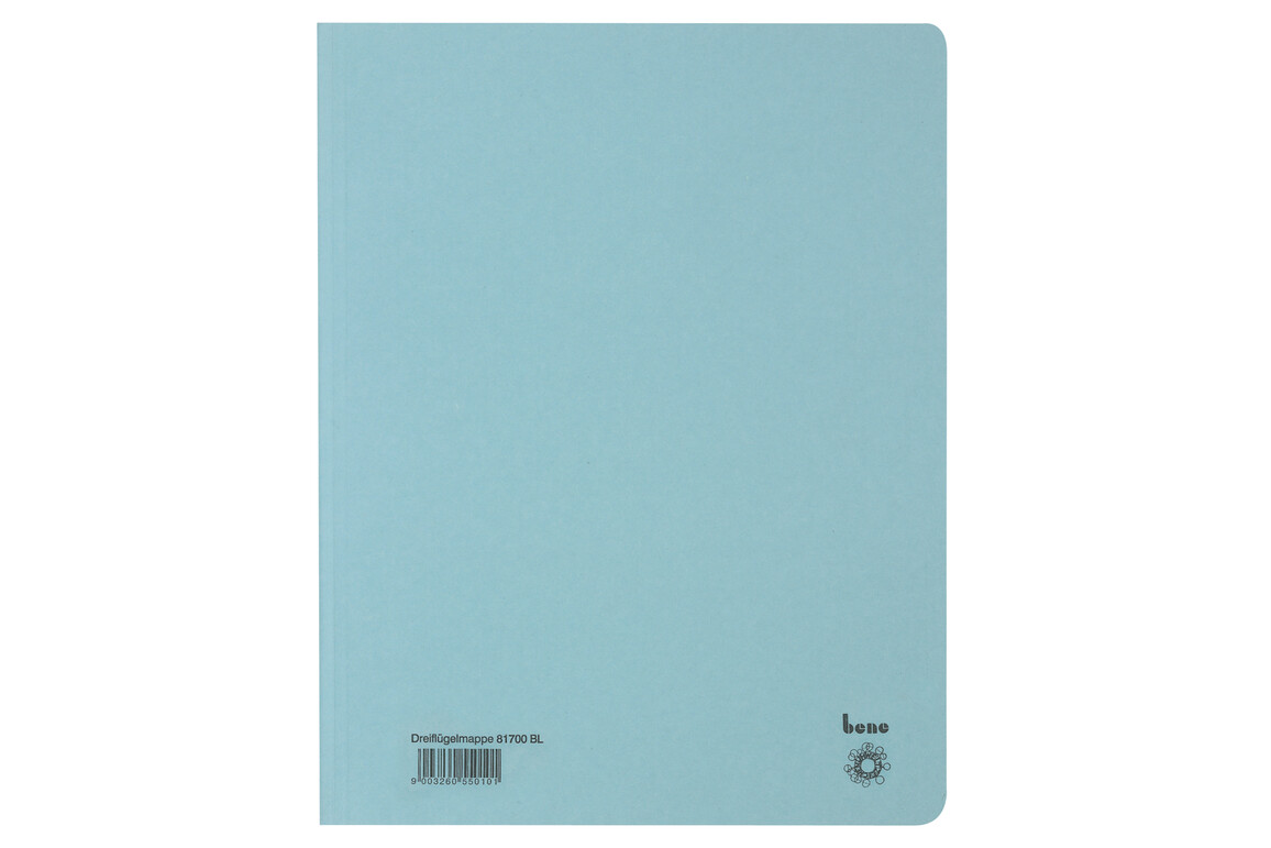 Dreiflügelmappe Bene A4 blau, Art.-Nr. 081700-BL - Paterno Shop