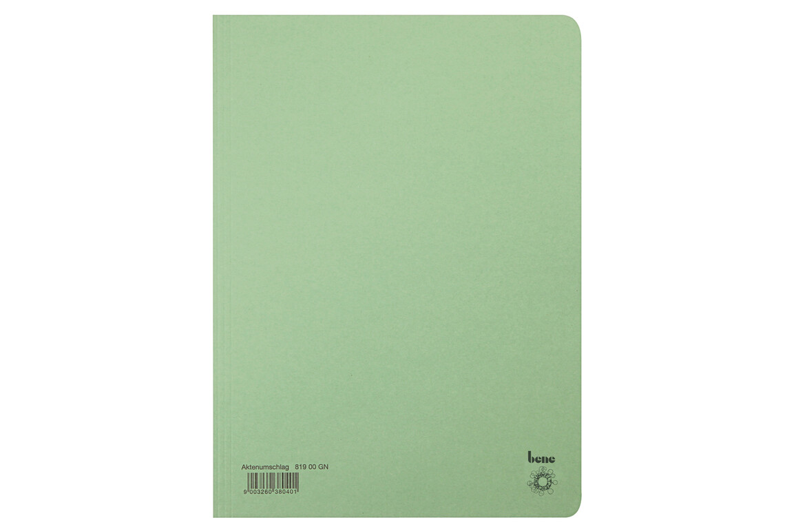 Aktenumschlag Bene A4 grün, Art.-Nr. 081900-GN - Paterno Shop