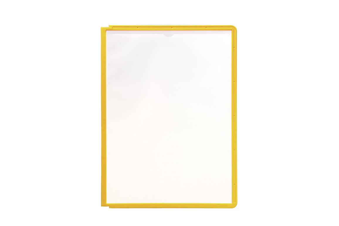 Sichttafeln Durable SHERPA A4 Rahmen gelb, Art.-Nr. 5606-GE - Paterno Shop