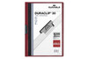 Klemmmappe Durable DURACLIP A4 dunkelrot, Art.-Nr. 2200-DRT - Paterno Shop