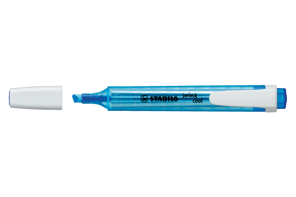 Textmarker Stabilo Swing cool blau, Art.-Nr. STAB275-BL - Paterno Shop