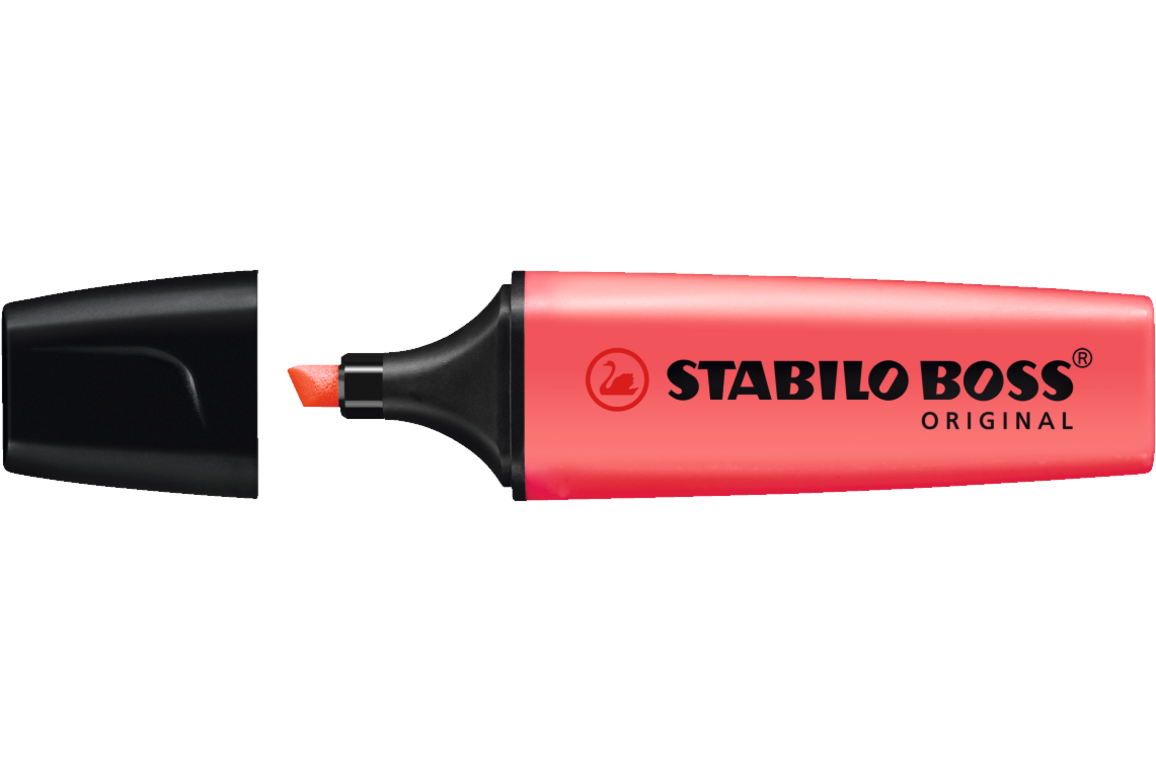 Textmarker Stabilo Boss 70/40 rot, Art.-Nr. 70-RT - Paterno B2B-Shop